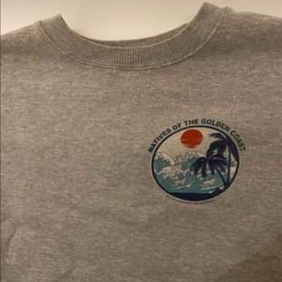 Brandy Melville Cropped Crewneck - Picture 2 of 3